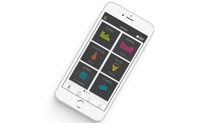 Home Page App Connected: Tydom