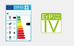 Energielabel  Delta Dore-Regulierungsprodukte