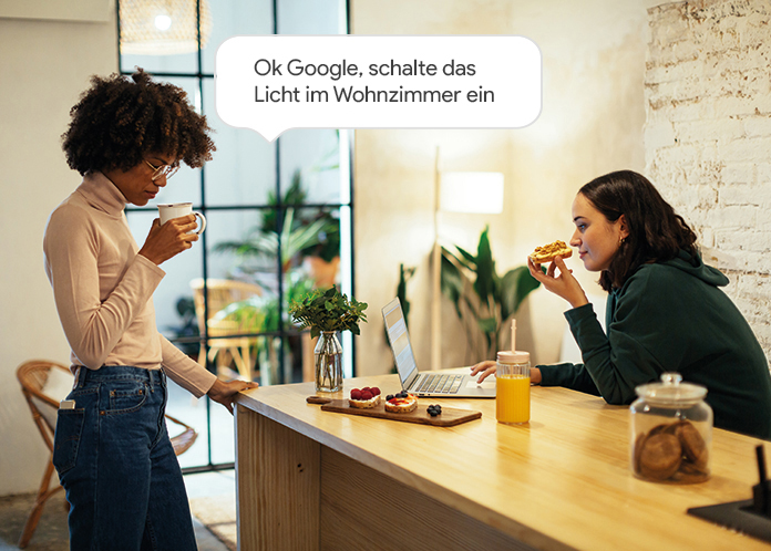 Sprachsteuerung für die Heizung mit Google Home.